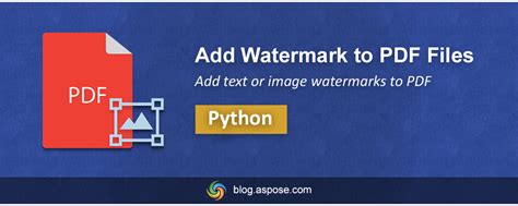 Python을 사용하여 PDF에 워터마크 추가 이미지 텍스트 워터마크 적용