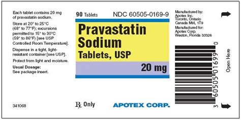 Pravastatin Sodium 20mg Rx Products