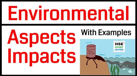 Environmental Aspects With Examples Environmental Impacts With