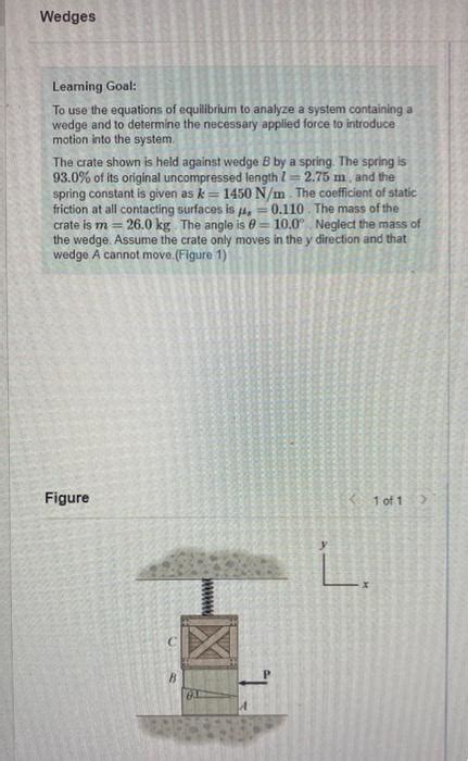 Solved Wedges Learning Goal To Use The Equations Of Chegg