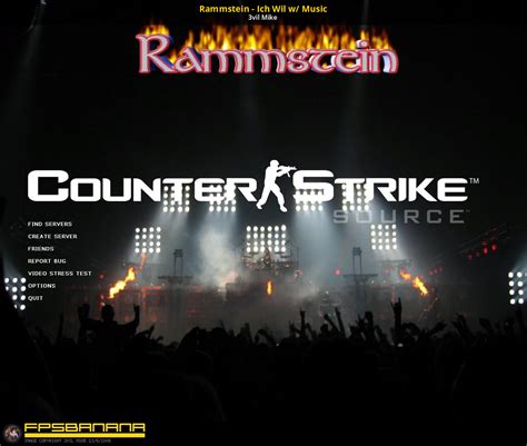 Rammstein Ich Wil W Music Counter Strike Source Mods