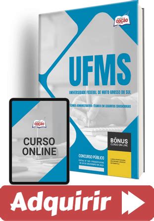 Apostila Concurso UFMS 2024 Técnico em Assuntos Educacionais