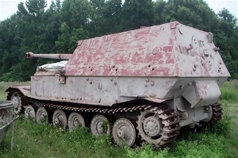 Surviving Panzerjager Tiger (p) Elefant 88mm Tank Destroyer SPG Tank ...