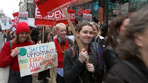 Protesters demand end to violence against women – Channel 4 News