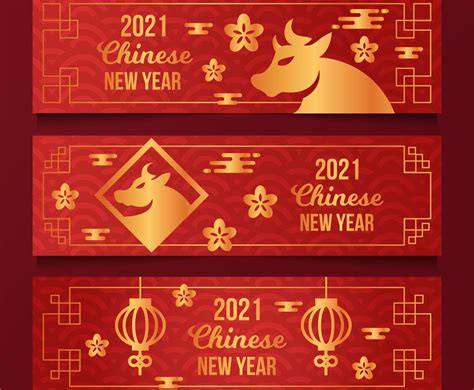 Chinese New Year Banner Vector Art & Graphics | freevector.com