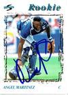 Angel Martinez Autographed Baseball Card Toronto Blue Jays Ft