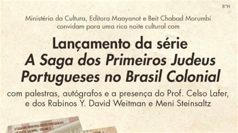 Lançamento da Série A Saga dos Primeiros Judeus Portugueses no Brasil