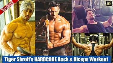 Tiger Shroffs Hardcore Back And Biceps Workout Routine 8 Pack Abs