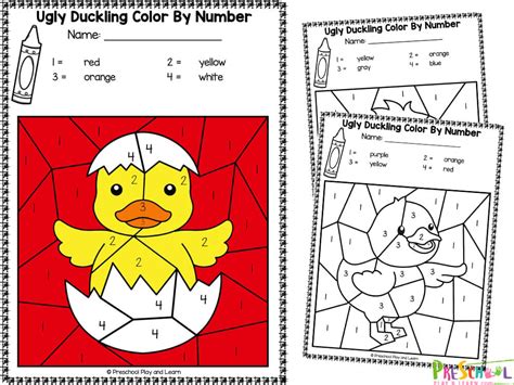 Ugly Duckling Words Colouring Sheet Teacher Made Twinkl