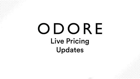 Live Fulfilment Pricing Updates On The Odore Platform YouTube