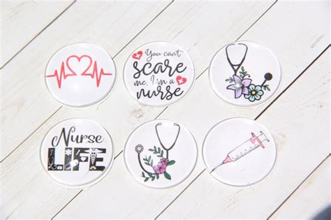 Nursing Magnets Set Of 6 Magnets Nurse Appreciation Office Decor Nurse