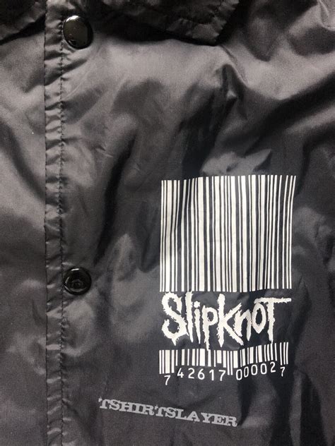 Slipknot ‘barcode Windbreaker Xxl Tshirtslayer Tshirt And Battlejacket Gallery