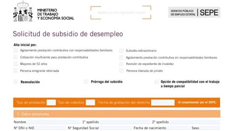 El Nuevo Subsidio Del Sepe Para Desempleados Mayores De 45 Años