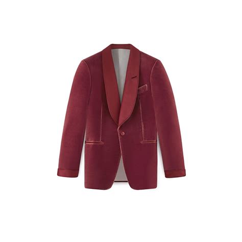 Tom Ford Velvet Shelton Shawl Collar Cocktail Jacket Men Cocktail Jacket