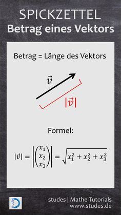 21 Vektorrechnung Grundlagen Ideen Vektoren Grundlage Mathe Abitur