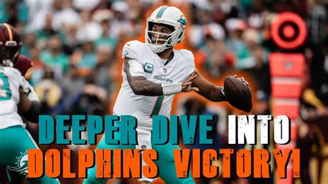 Deeper Dive Into Miami Dolphins Victory Vs Commanders Playoff Update