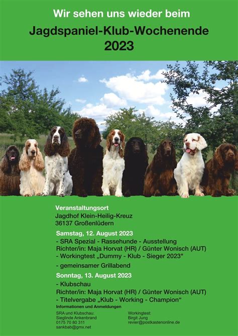 Startseite Jagdspaniel Klub E V