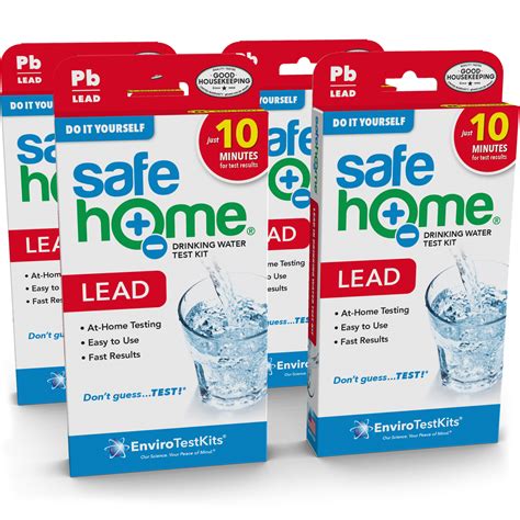 Lead Drinking Water Test Kit – (YOU TEST AT-HOME) – 4 pk