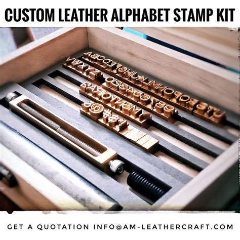 Custom Alphabet Stamp Set For Leather Etsy