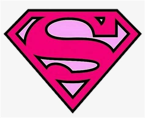 #superman #pink #s #superhero #logo - Superman Logo 50 Transparent PNG ...