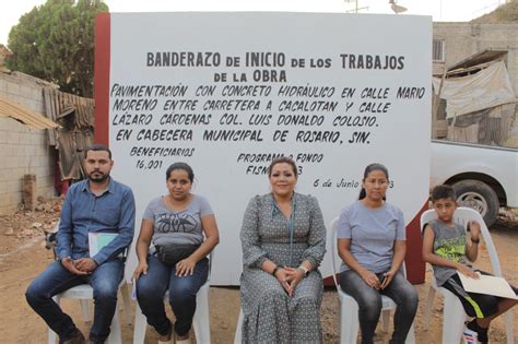 Dan Banderazo De Inicio De Trabajos De Pavimentaci N En Rosario