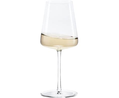 Bicchiere Da Vino Bianco In Cristallo A Forma Di Cono Power Pz Westwing