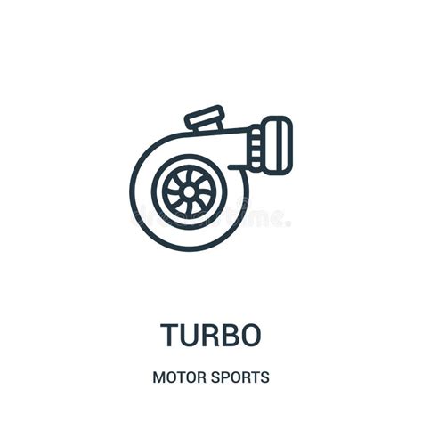 S Mbolo De La Muestra Del Icono Del Vector De Turbo Ilustraci N Del