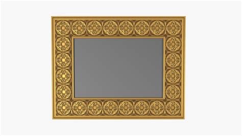 Carved Picture Frame 3d Model 24 Fbx Obj Max Free3d