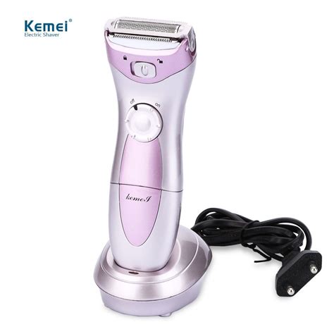 Kemei Mini Rechargeable Electric Hair Remover Shaver Washable Epilator