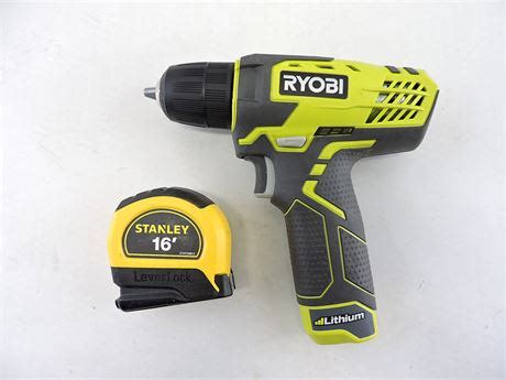 Police Auctions Canada Ryobi HP108L Cordless 8V 3 8 Drill Driver