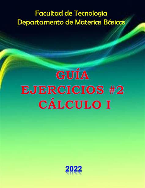 Practica 2 MAT 101 Derivadas Facultad de TecnologÌa Departamento de