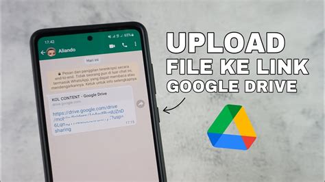 Cara Mengirim File Ke Link Google Drive Orang Lain Lewat HP YouTube