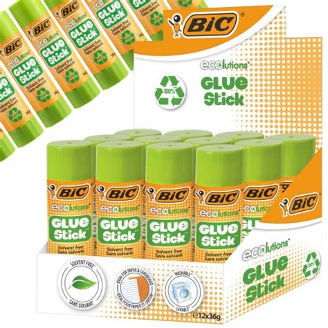 Bic Eco Glue Stick Klej W Sztyfcie Mocny Szkolny Biurowy G Zestaw X