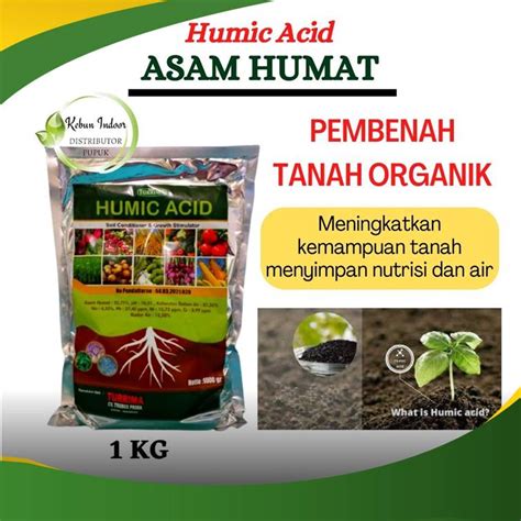 Jual Pupuk Organik Asam Humat Humid Acid Pupuk Pembenah Tanah Pupuk