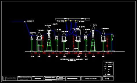 Planos De Equipos Subestaciones El Ctricas En Dwg Autocad Electricidad