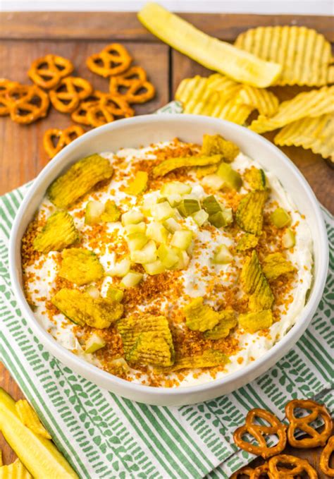 Easy Fried Pickle Dip The Cookin Chicks