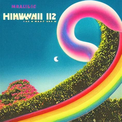 Miracle Musical Hawaii Part Ii Album Cover Showing An Stable Diffusion