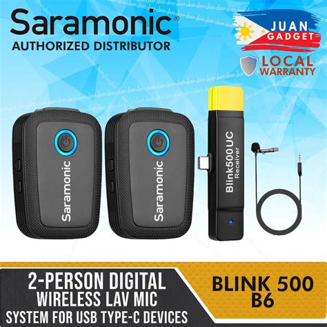 Saramonic Blink 500 B6 2 Person Digital Wireless Omni Lavalier