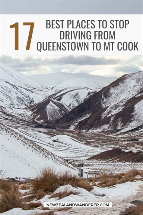 Queenstown To Mt Cook Best Places To Stop Along The Way