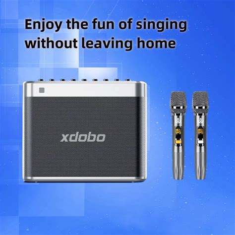 Xdobo W Bluetooth Speaker Karaoke Machine Portable Music Amplifier