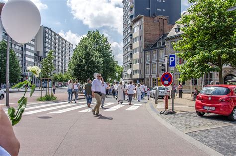 La Ville De Liege Et Ses Quartiers Liege La Marche Blanche 03 Juin