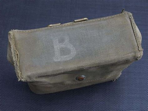 45 Early Original WW2 1937 Pattern Webbing Binocular Case MECo 1938