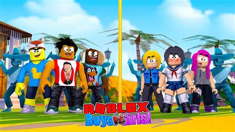 Roblox Girls Vs Boys Battle Challenge Who Is Better Youtube