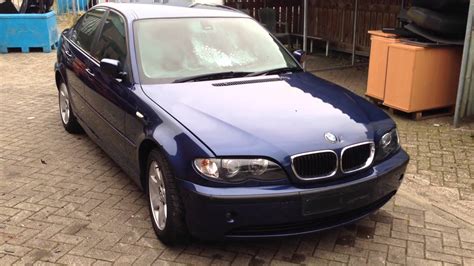 BMW E46 318i N42B20A 2002 Topasblauw Metallic BILY Enter YouTube