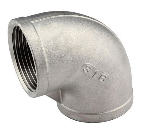 1 12 Bsp 316 Stainless Steel 90 Degree Elbow Female Female 40mm — Confit Australia