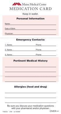 Free Printable Medical Id Card Template Scannable Id Card Maker Id