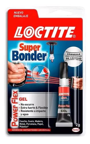 Adhesivo Super Bonder Loctite Power Flex Gel 2g Cuotas Sin Interés