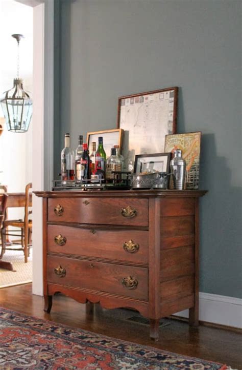 How To Style A Bar Dresser Apartment Therapy