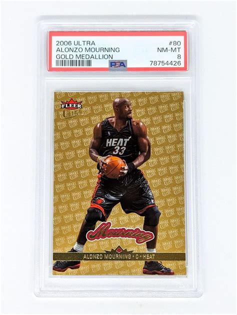 Fleer Ultra Gold Medallion Alonzo Mourning For Sale