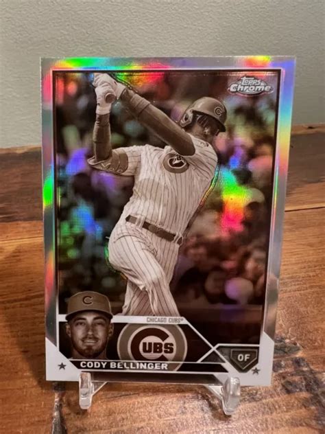 Cody Bellinger Topps Mise Jour Chrome R Fracteur Sp Sepia